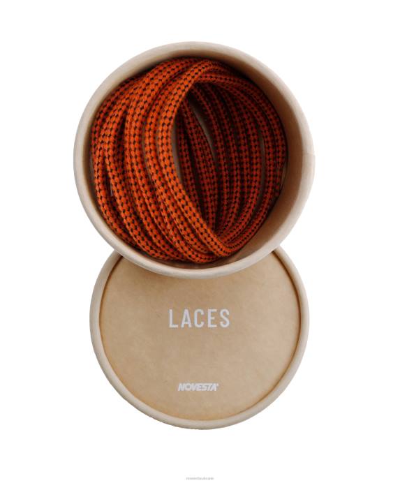 NovestaPes Laces Jaeger Orange/Black BNPJ303 Accessories