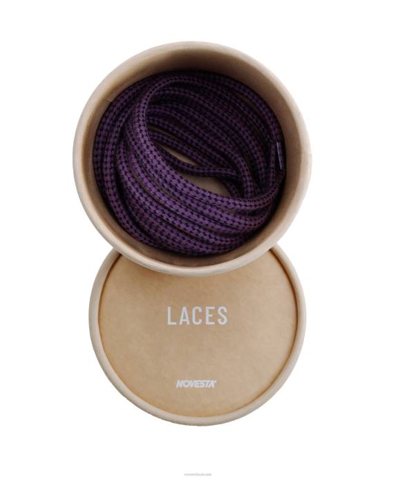 NovestaPes Laces Jaeger Purple/Black BNPJ302 Accessories