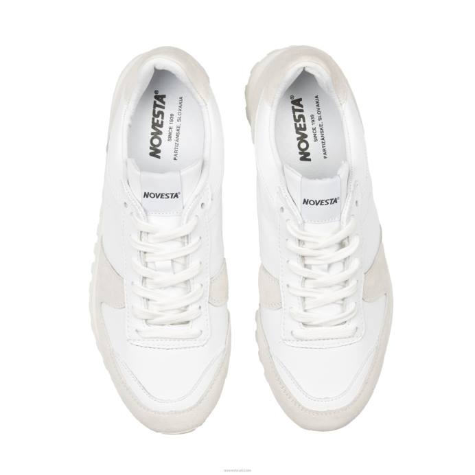 NovestaMarathon Leather All White BNPJ177 Sneakers