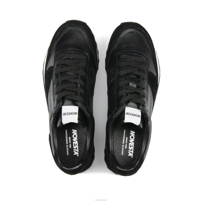 NovestaMarathon Leather Black BNPJ149 Sneakers
