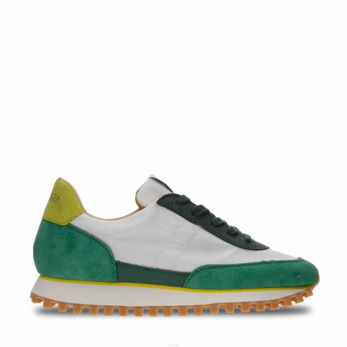 NovestaMarathon Run.Trail Wht-Grn/Ylw BNPJ113 Sneakers