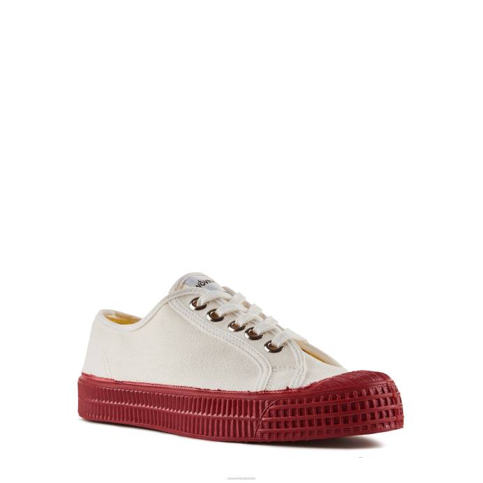 NovestaS.M.Kid 10 White/314 Red BNPJ272 Vegan Shoes