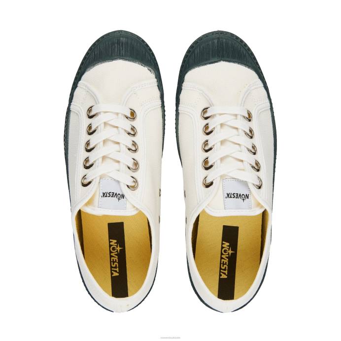 NovestaS.M.Kid 10 White/515 Green BNPJ271 Vegan Shoes