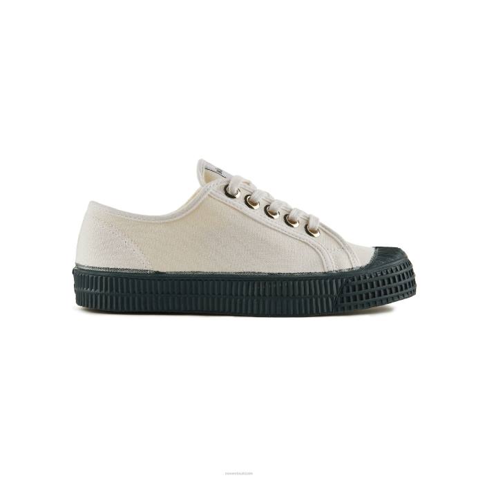 NovestaS.M.Kid 10 White/515 Green BNPJ271 Vegan Shoes