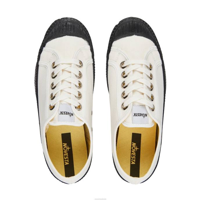 NovestaS.M.Kid 10 White/615 Black BNPJ270 Vegan Shoes