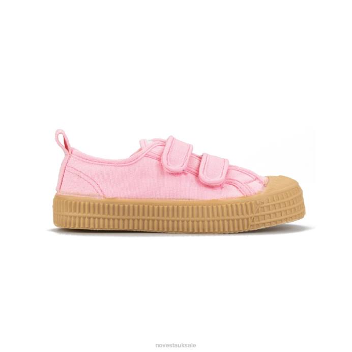 NovestaS.M.Kid Velcro 03 Rz/003 Trnsp BNPJ289 Vegan Shoes