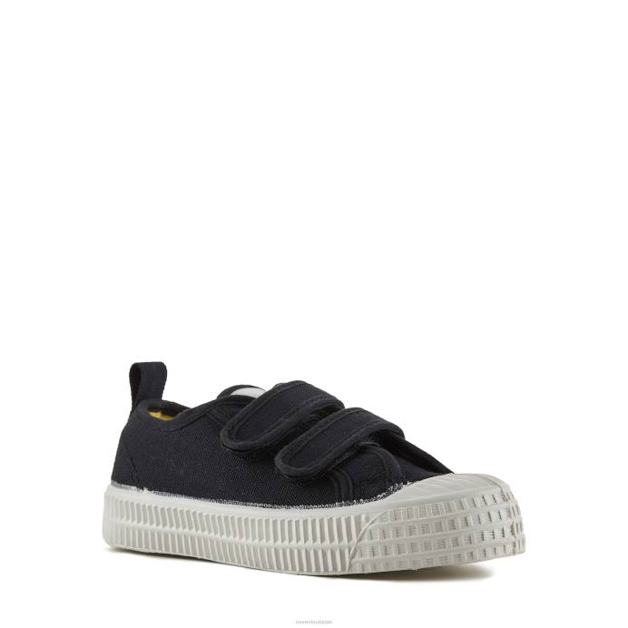 NovestaS.M.Kid Velcro 60 Black BNPJ266 Vegan Shoes