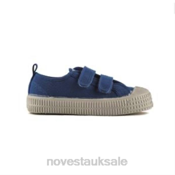 NovestaS.M.Kid Velcro 92 Azure BNPJ264 Vegan Shoes